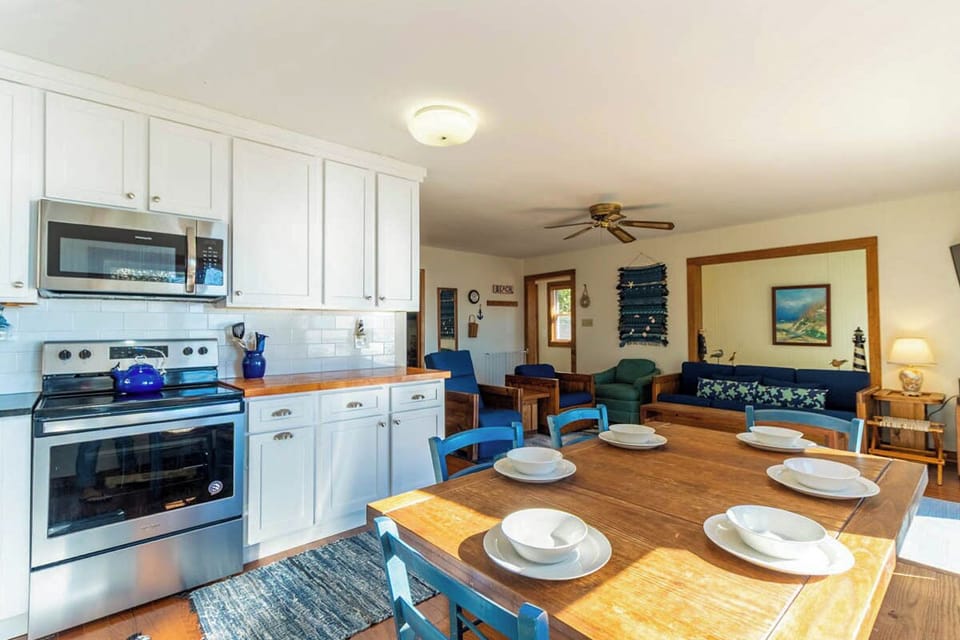 Top Level Kitchen and Dining Area