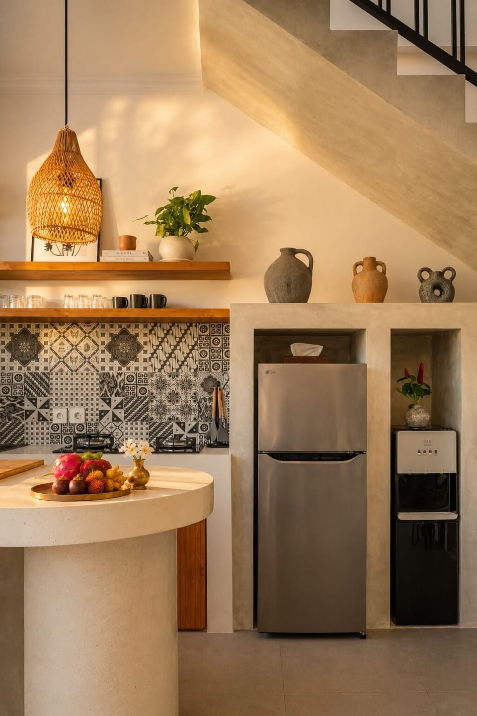 Luxury Villa, Patio, Pool View | Private kitchen | Espresso maker, electric kettle