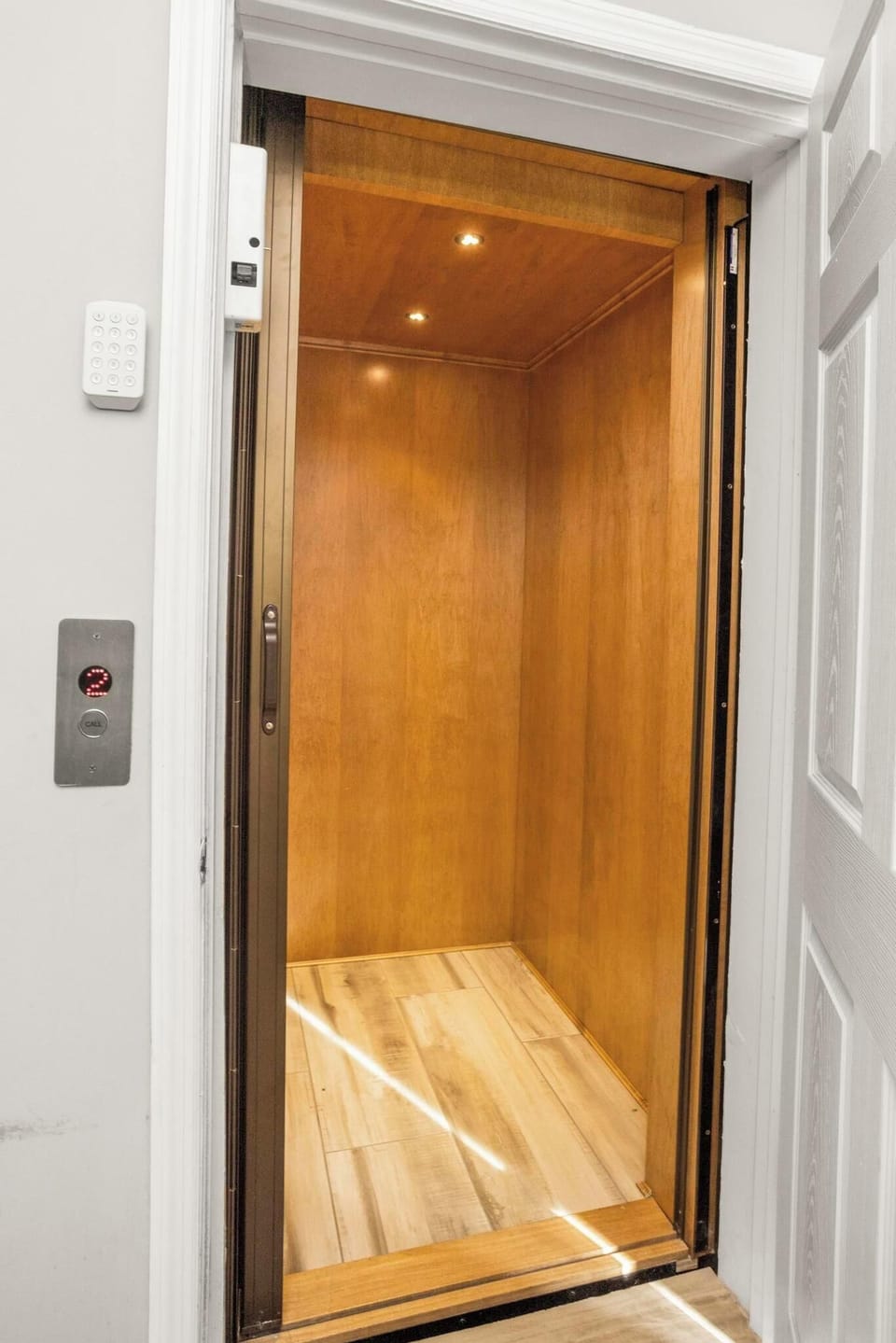 Bring your bags up in the elevator for easy access