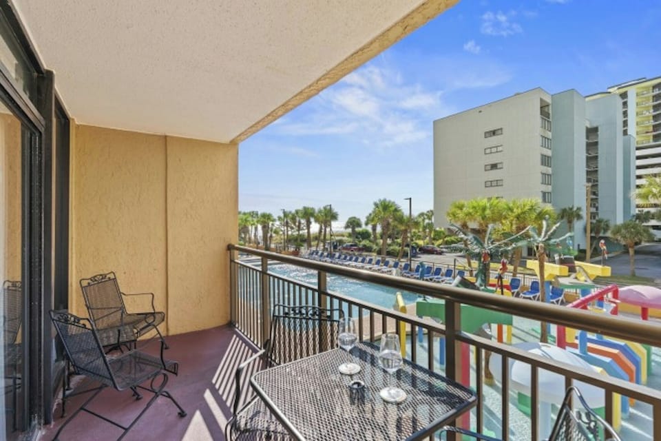 Relax on your balcony while sipping your favorite beverage.