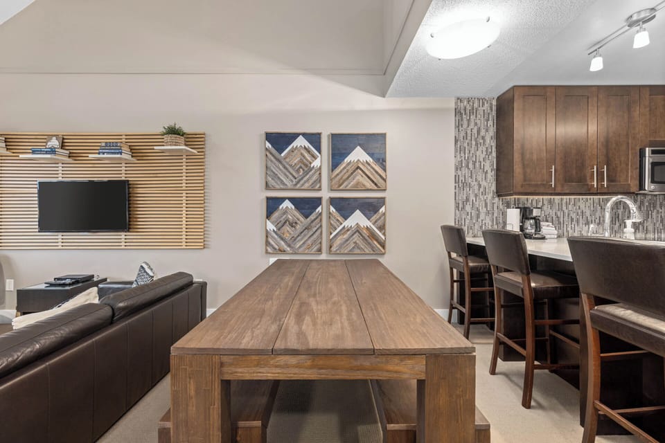 Dining table.