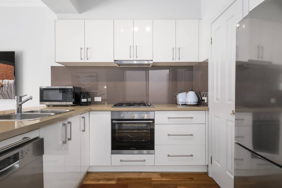 Apartment | Private kitchen | Fridge, coffee/tea maker, electric kettle, toaster