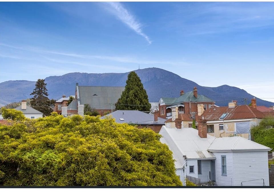 Views of Mount Wellington from dining room window