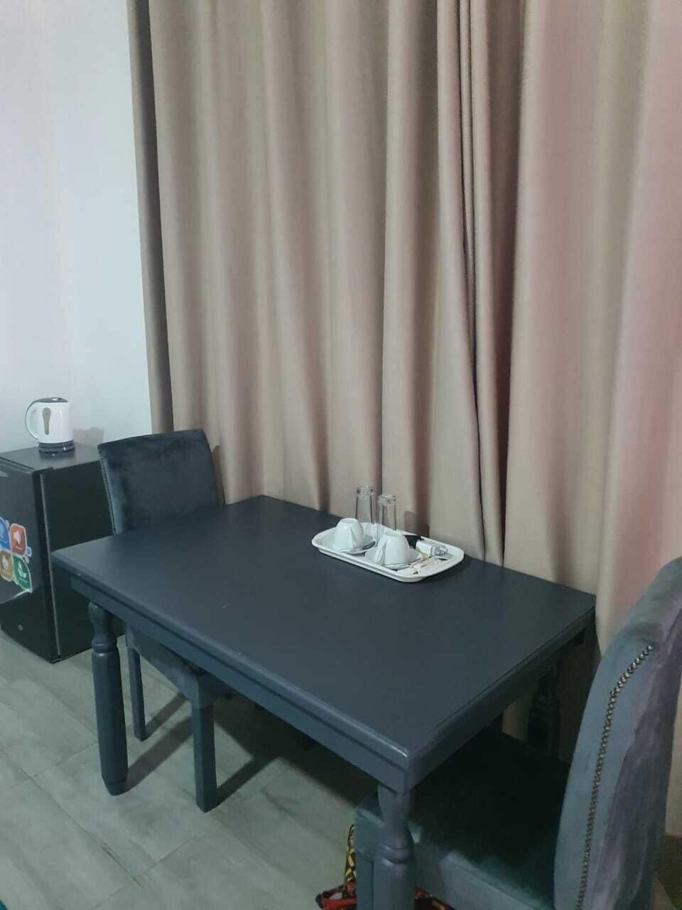 In-room safe, desk, laptop workspace, blackout drapes