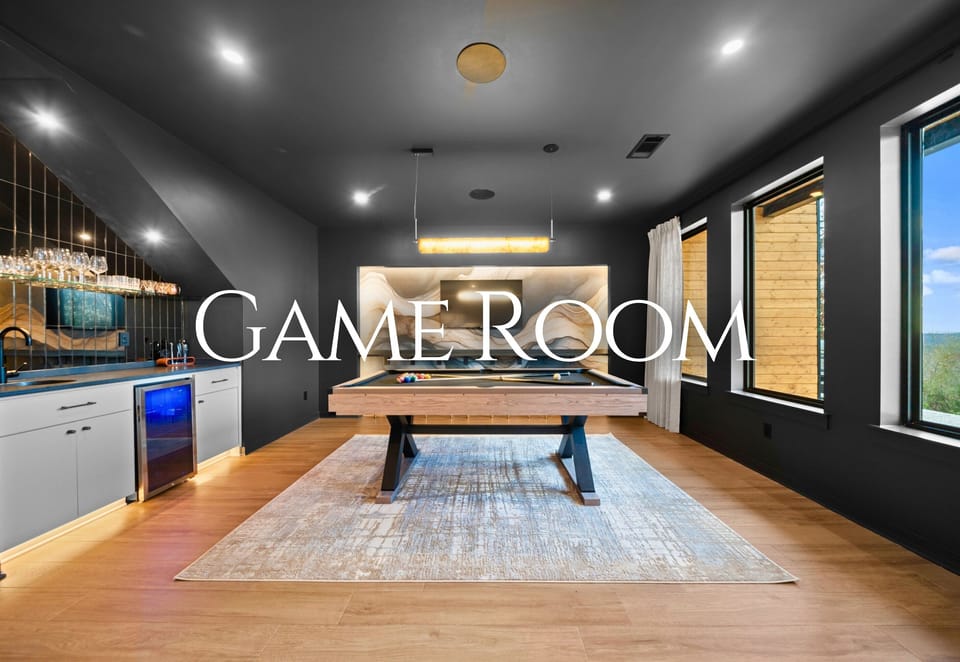 The game room is ready for friendly competition, with a setup that makes it easy to play, laugh, and keep the fun going throughout your stay.