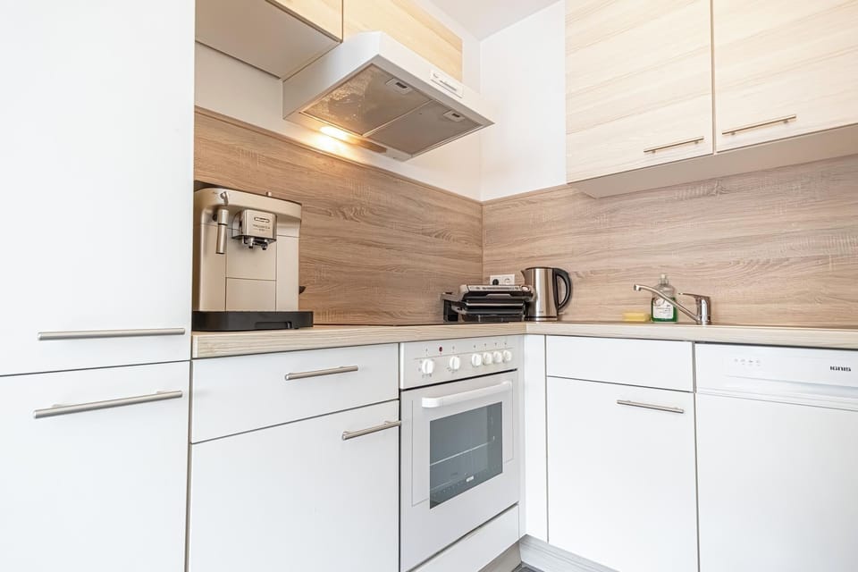 Basic Apartment | Private kitchen | Fridge, oven, stovetop, dishwasher