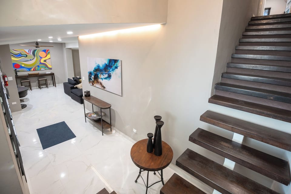Interior entrance