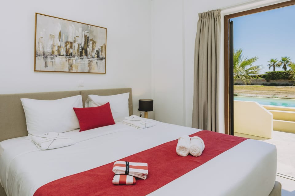 Double Room with Sharing Pool | In-room safe, free WiFi, bed sheets