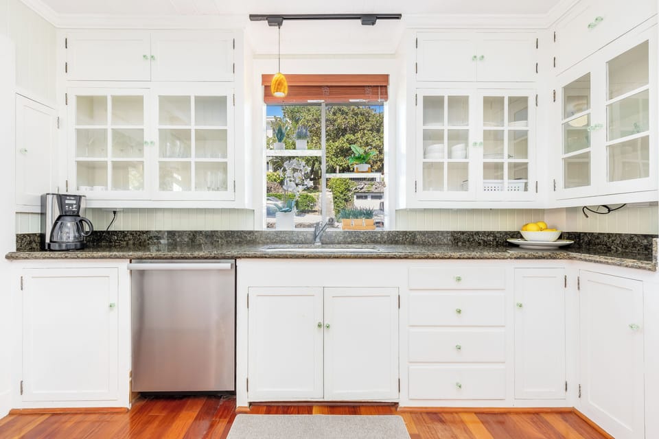 Plenty of cabinets for all your cooking essentials