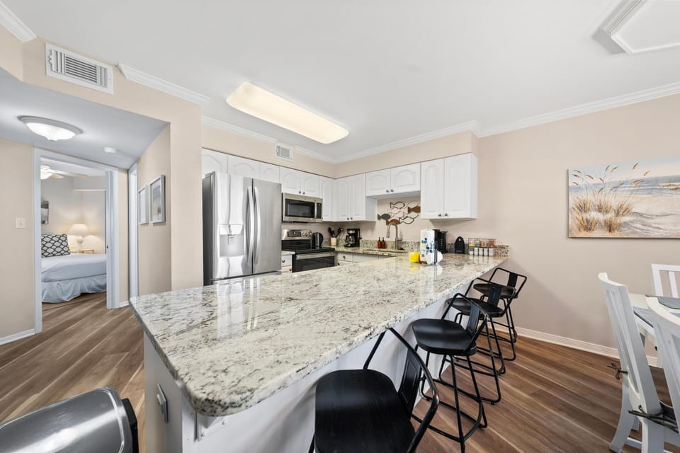 Condo, Multiple Beds (Seaside Beach & Racquet 5214) | Private kitchen | Oven, toaster