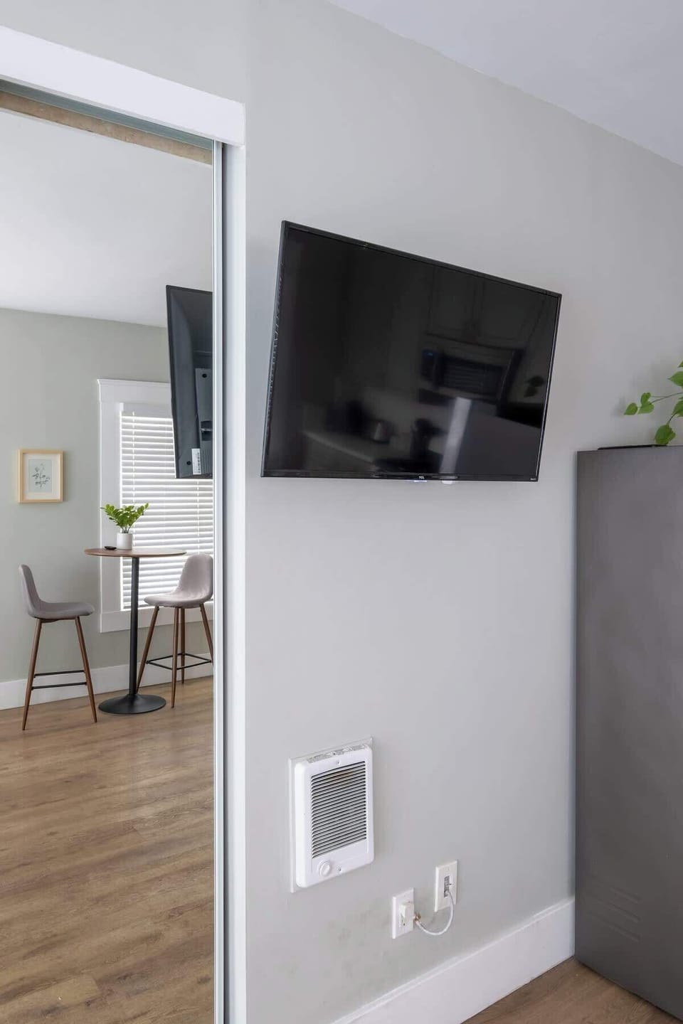 Watch a movie tucked up in bed with access to complimentary Hulu and Netflix