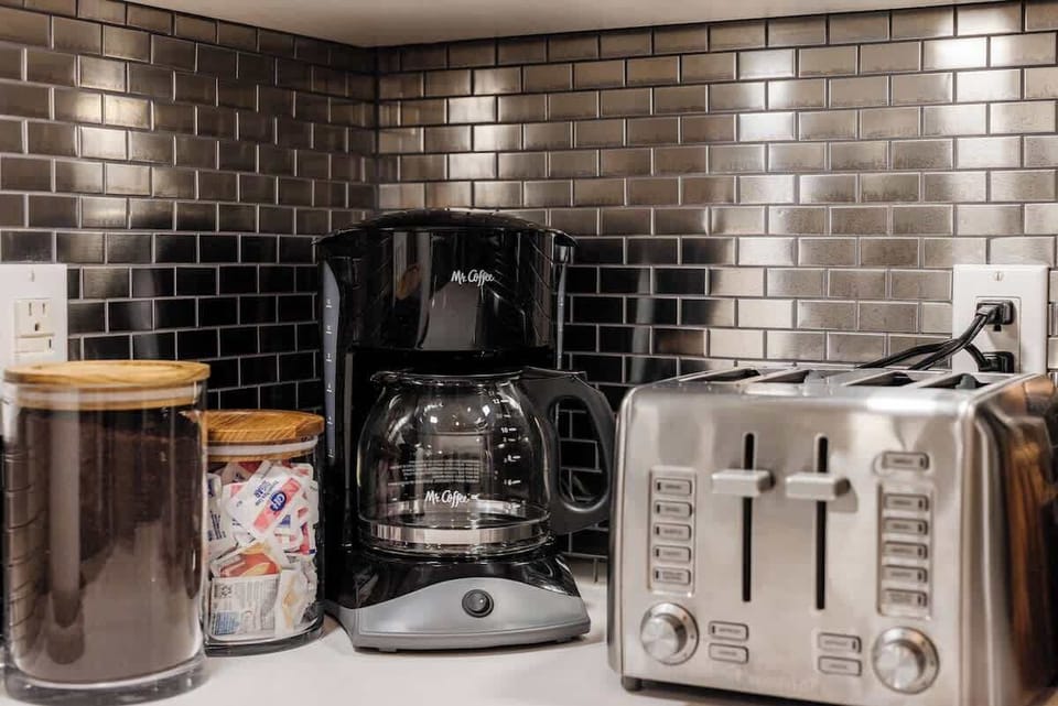 Start your day just how you like it with a fully stocked coffee station