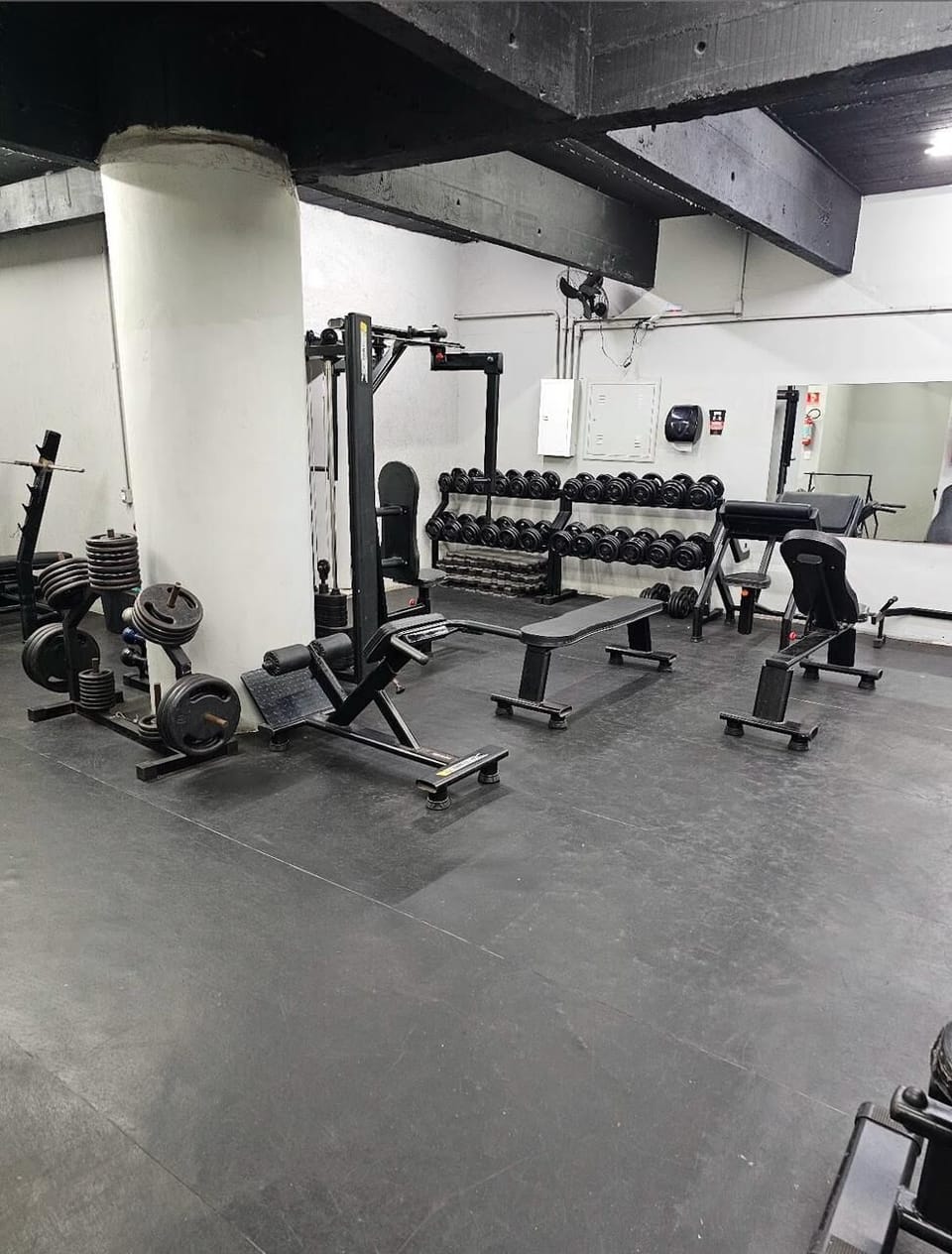 Academia completa e gratuita -- Academia moderna e bem equipada disponível gratuitamente para hóspedes, localizada a apenas 100 metros do Edifício Copan.
