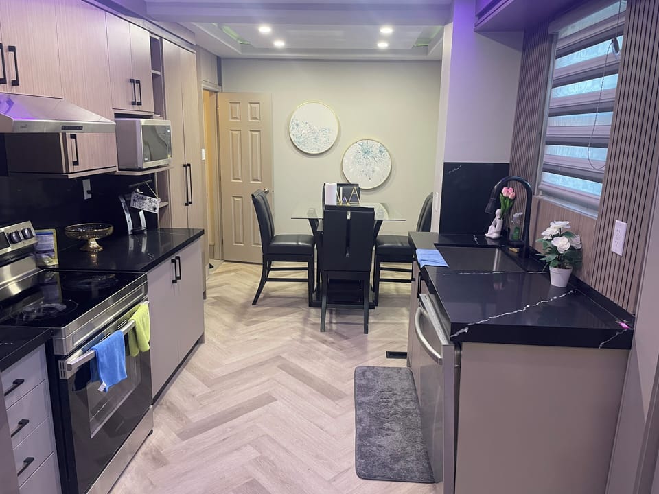 Secondary Kitchen with dining table