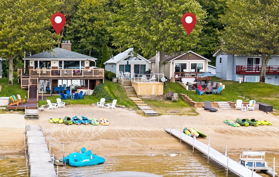 "Just Beachy" - Left & "Blue Haven" - right