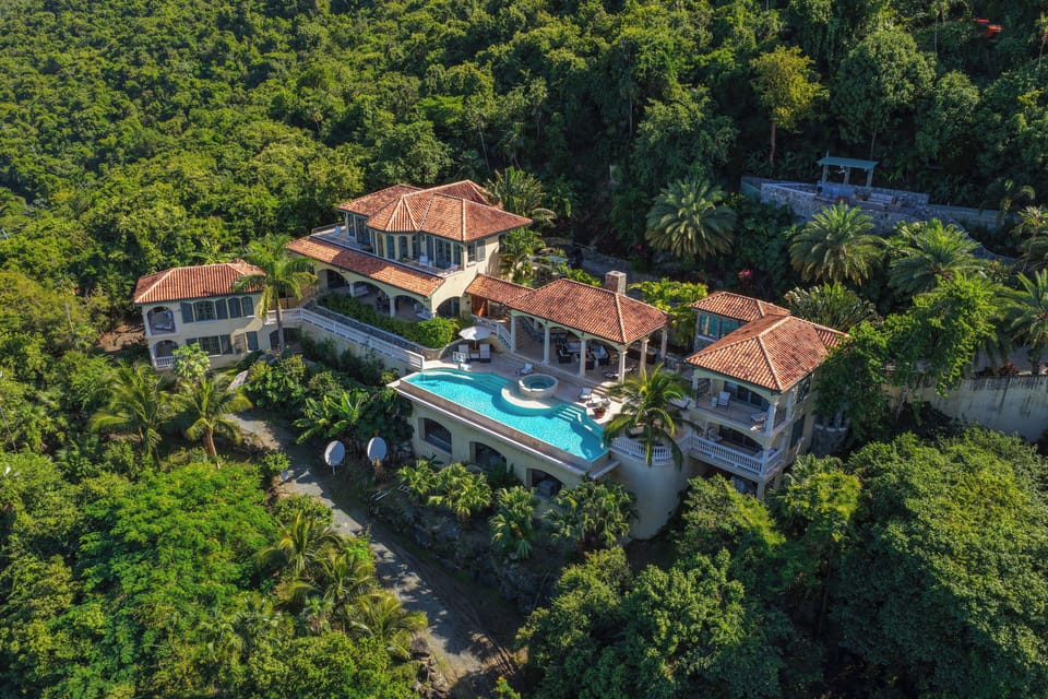 Drone picture of entire property