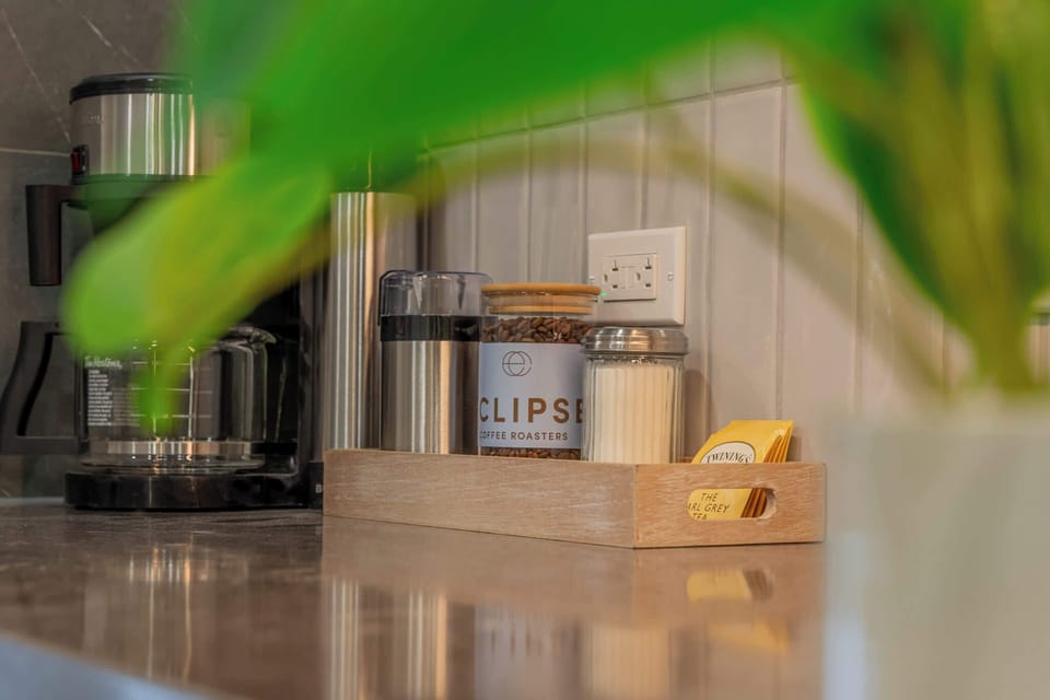 
Convenient 'coffee corner' with local Eclipse coffee beans provided