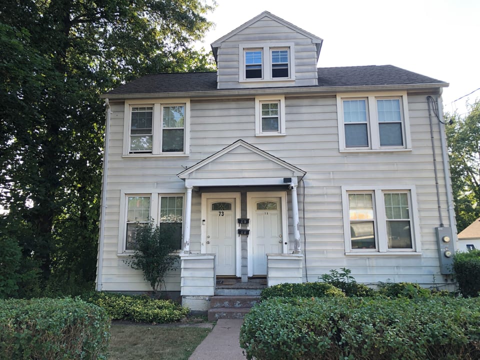 House Facing Front: Right Door