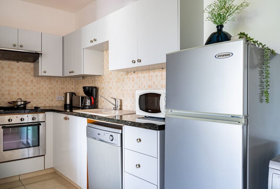 Apartment, 1 Double Bed, Kitchen, City View | Private kitchen | Coffee/tea maker, full-size fridge, microwave, oven