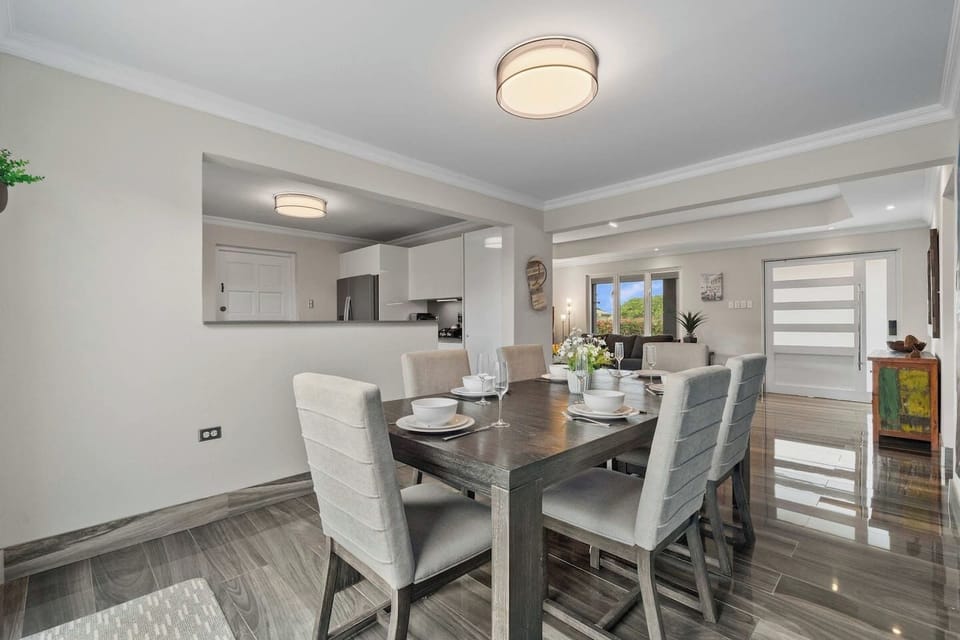 Indoor dining area designed for comfortable family meals