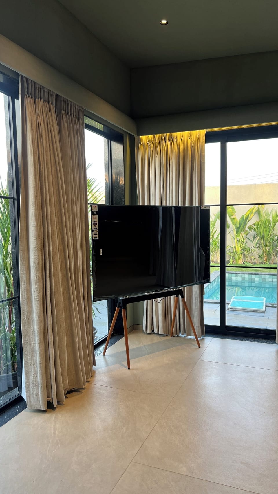 Noma | Living area | 65-inch LED TV with digital channels