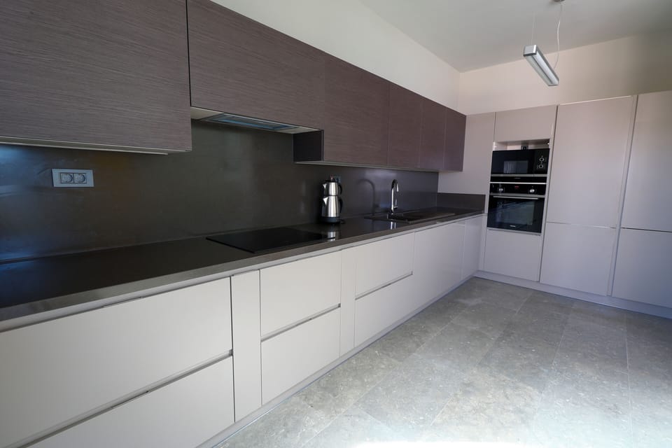 Deluxe Villa, Sea View | Private kitchen | Fridge, microwave, oven, stovetop