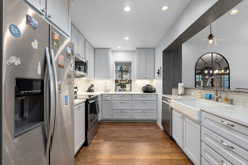 Cook up a storm in our fully stocked kitchen.