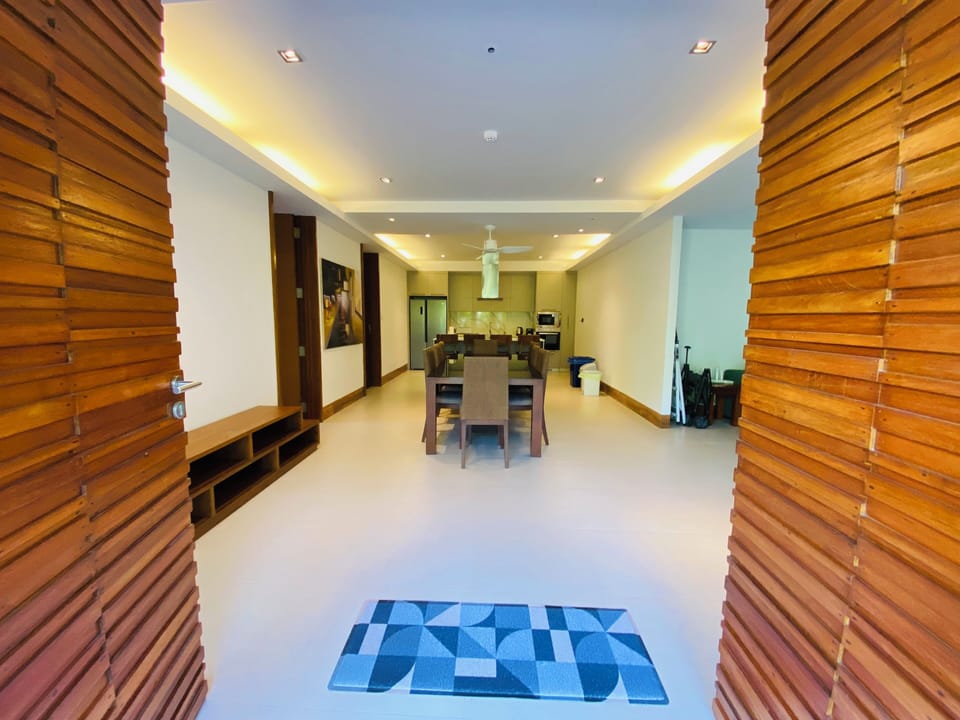 Entrance into private, spacious living