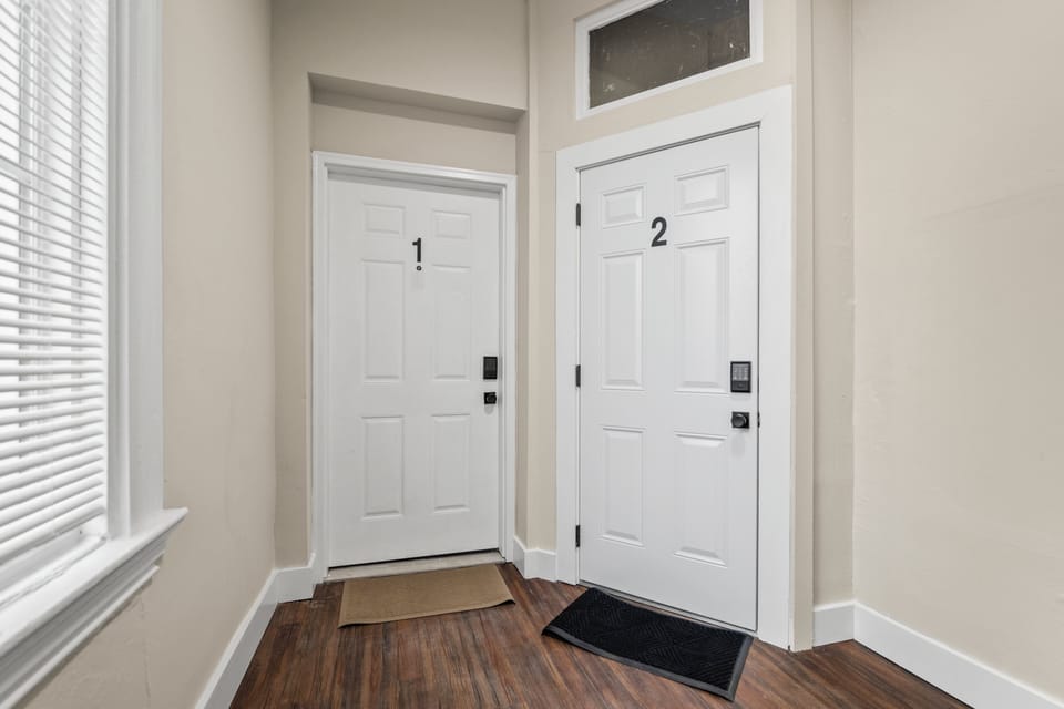 Foyer with your private entrance to Townhome 1. 