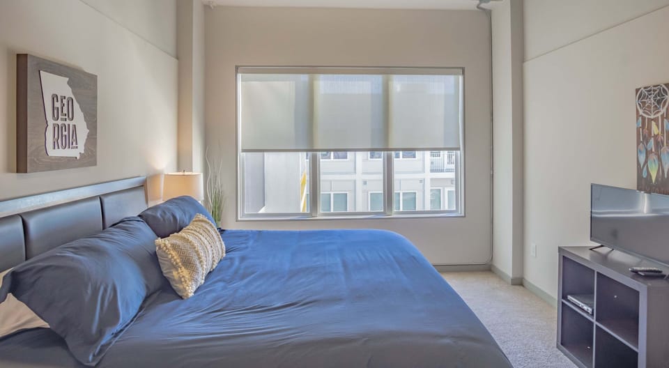 Indoors, Bed, Furniture, Home Decor, Lamp