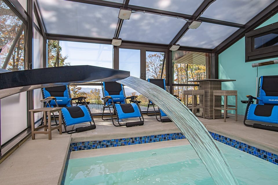 Indoor pool, outdoor pool