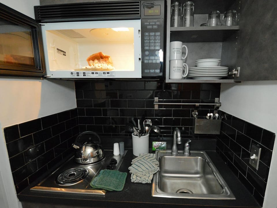 Studio, 1 King Bed with Sofa bed, Pool Access, Mountain View (Expedition Station #120) | Private kitchen