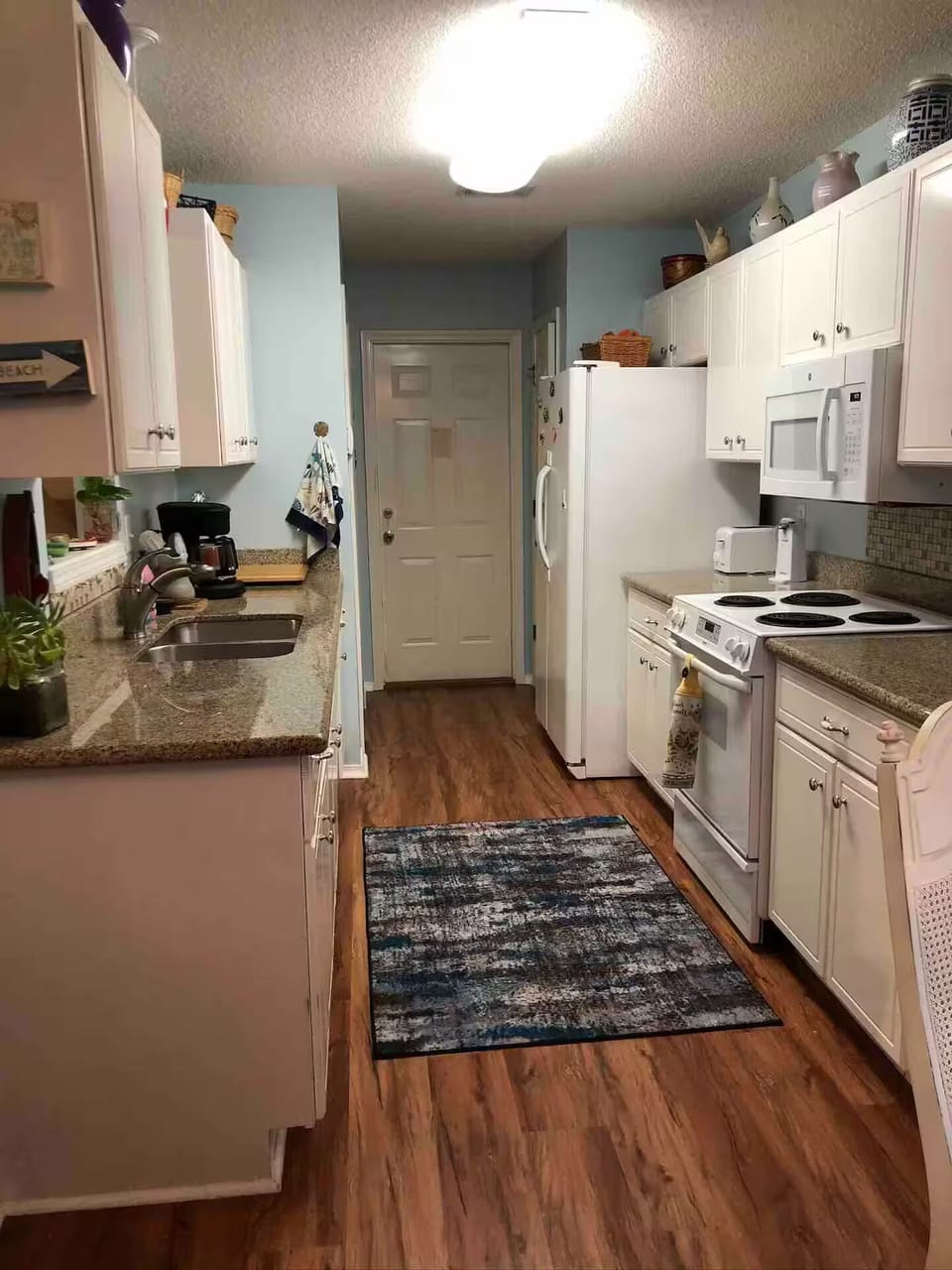 Well stocked kitchen for cooking meals