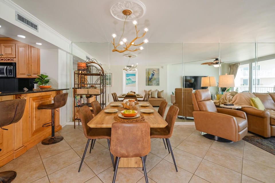 Spacious open-concept living and dining area with modern comfort