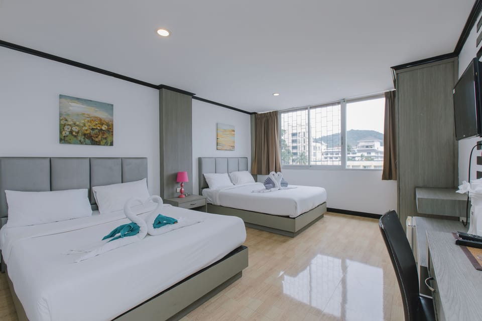 Minibar, in-room safe, desk, blackout drapes