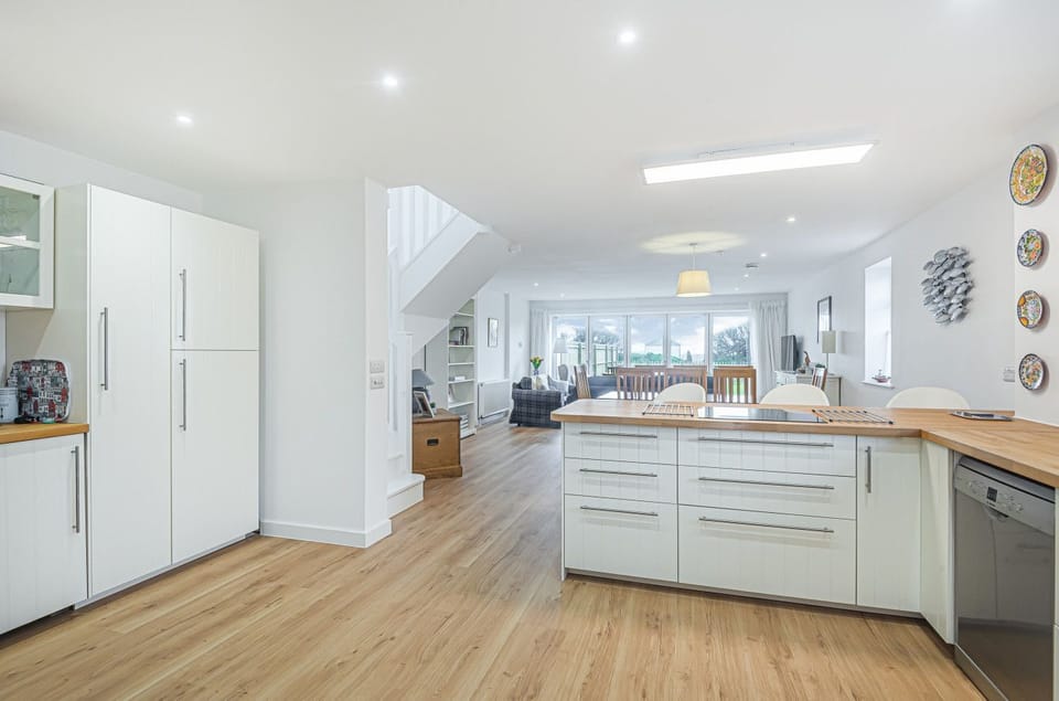 Spacious open plan kitchen / living / dining room