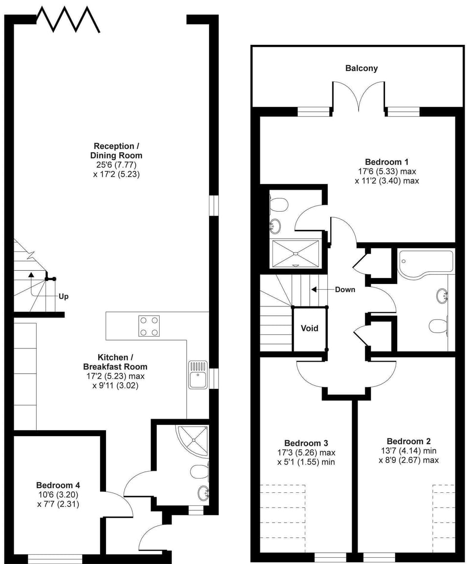 Floor Plans for Beira Mar in East Wittering