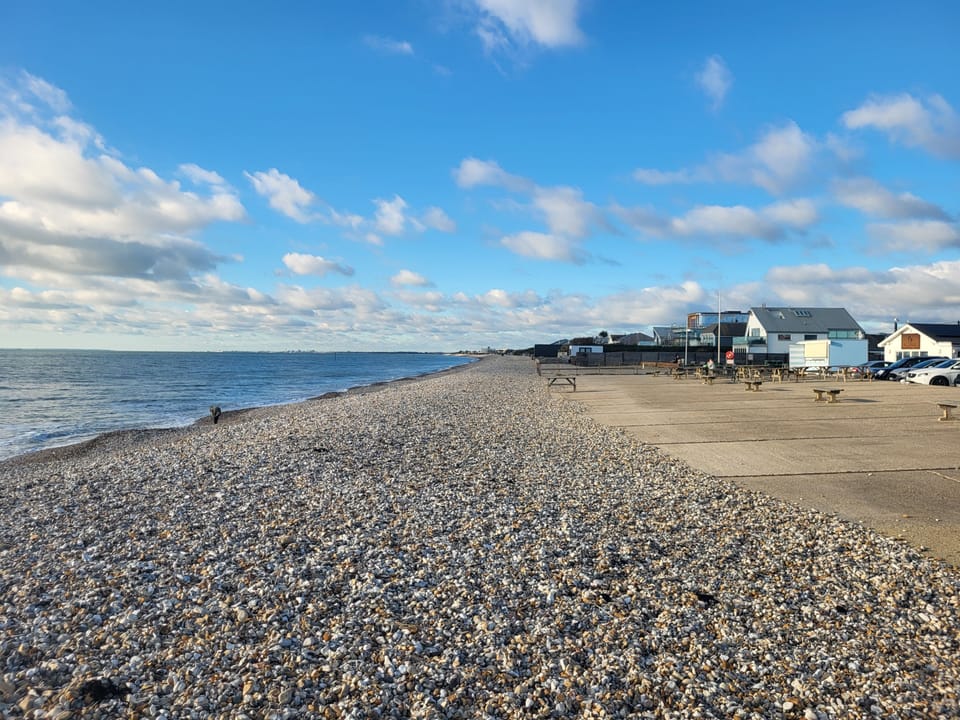 A short stroll to the beach at Bracklesham Bay
