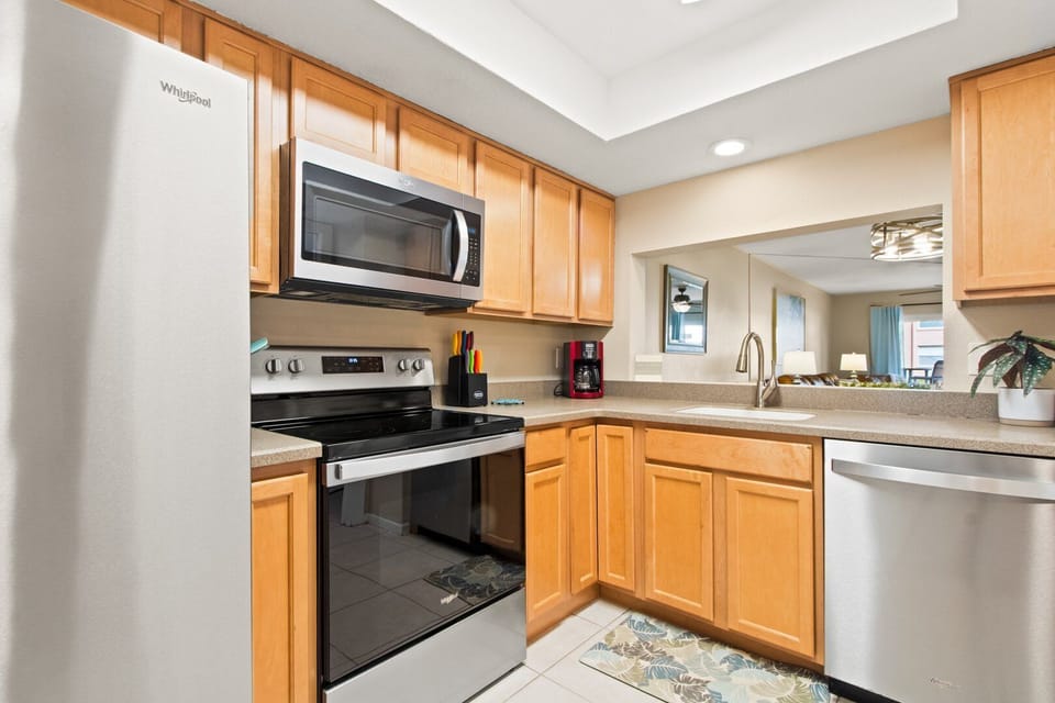Fully equipped kitchen with everything you need to prepare your favorite meals