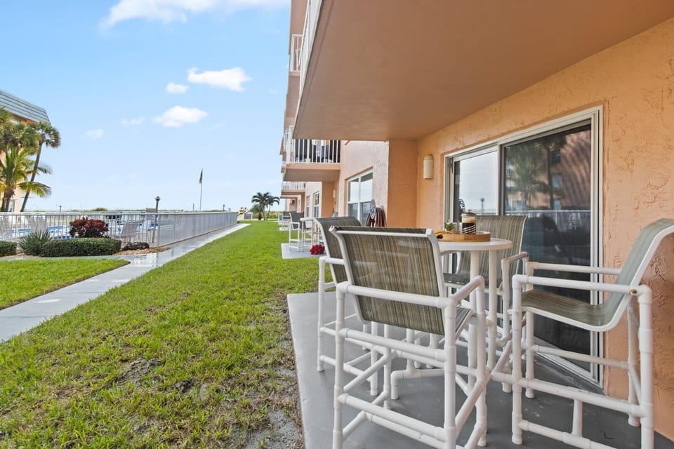 Ground floor patio