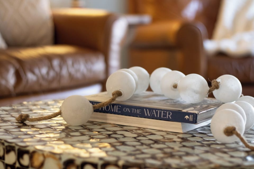 Coastal touches throughout