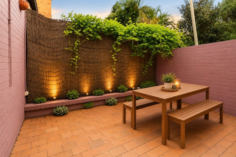outdoor courtyard shot