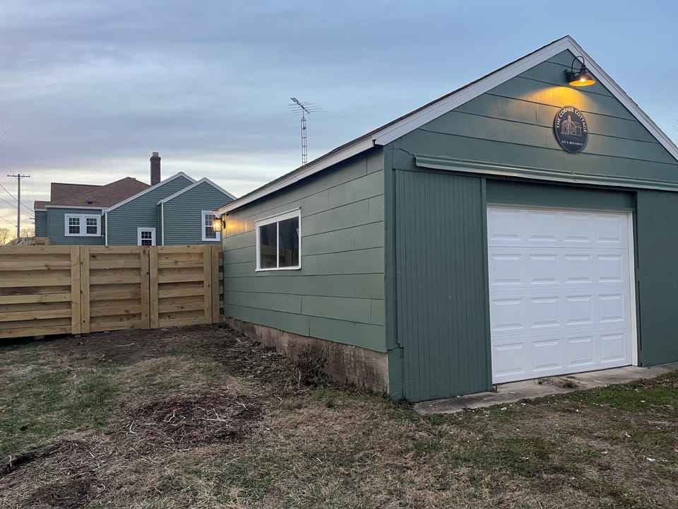 Back yard garage