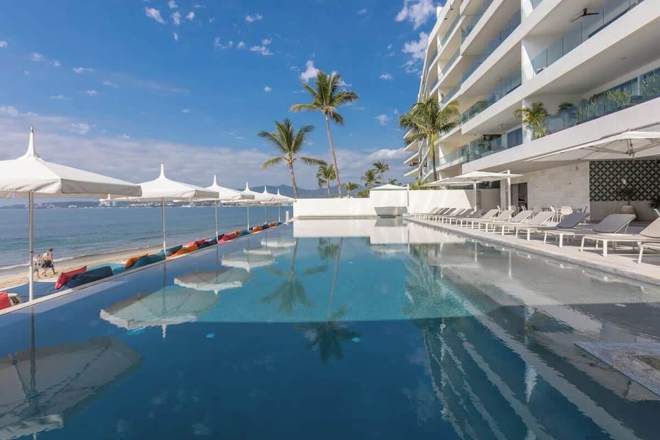Beachside heated pool