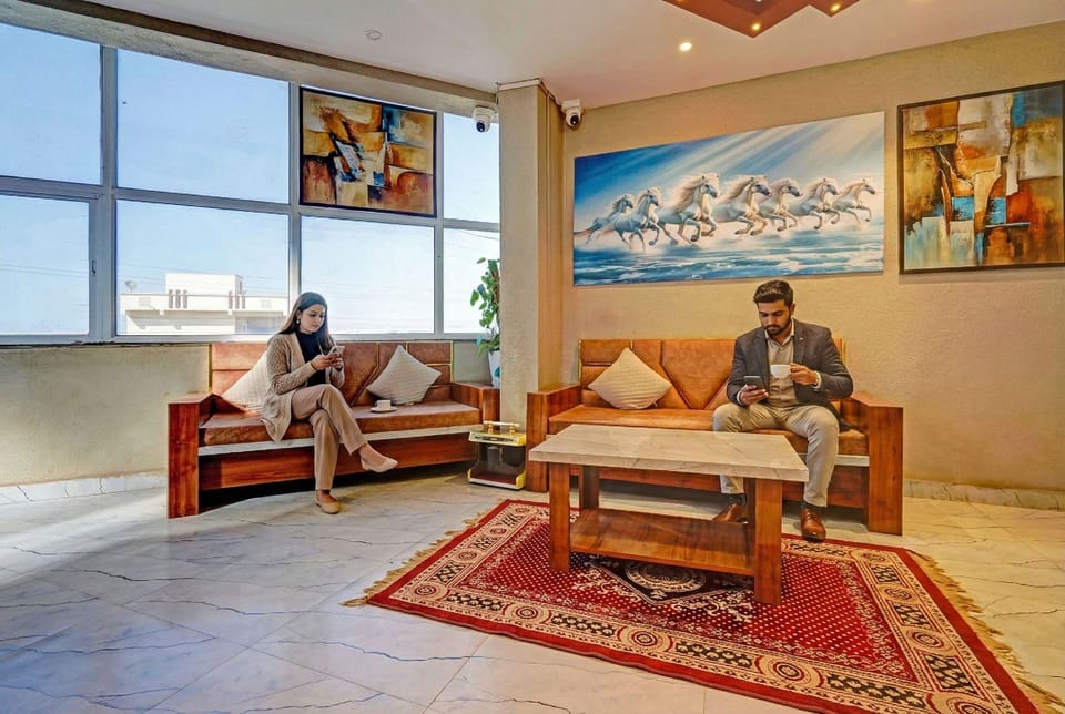 Lobby sitting area