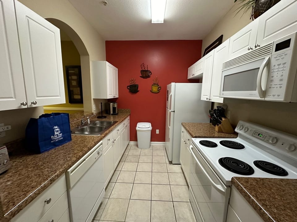 Kitchen - everything you need is in the cabinets!