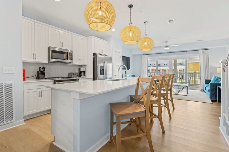 Kitchen with Bar Seating