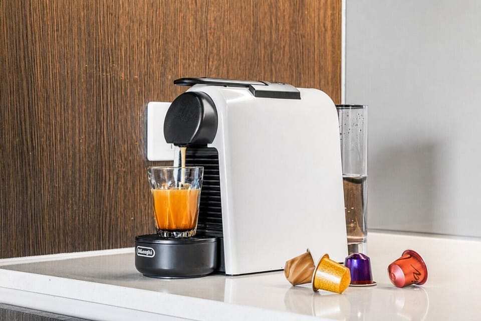 Your morning wake up is sorted with your very own Nespresso machine