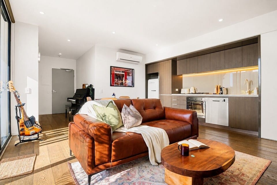 Relax in comfort with your open plan living area.