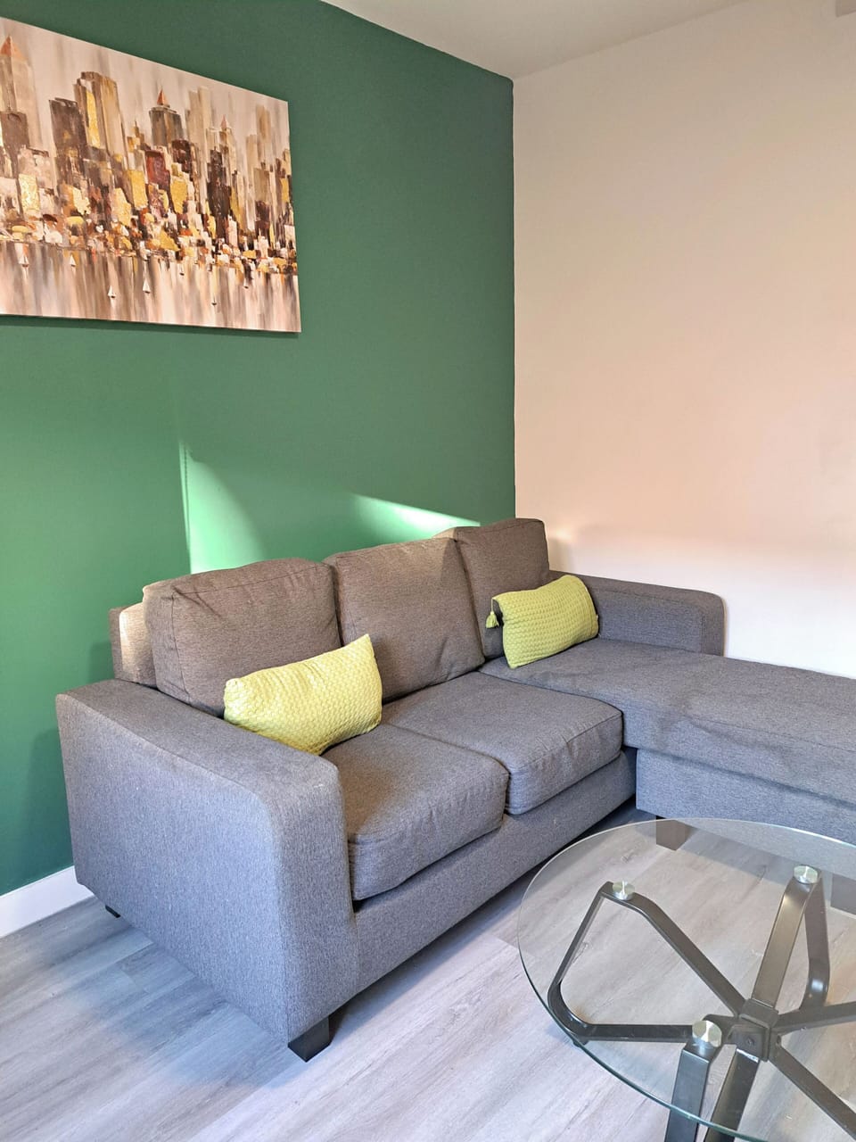 Basic Apartment | Living area | 40-inch LCD TV with satellite channels